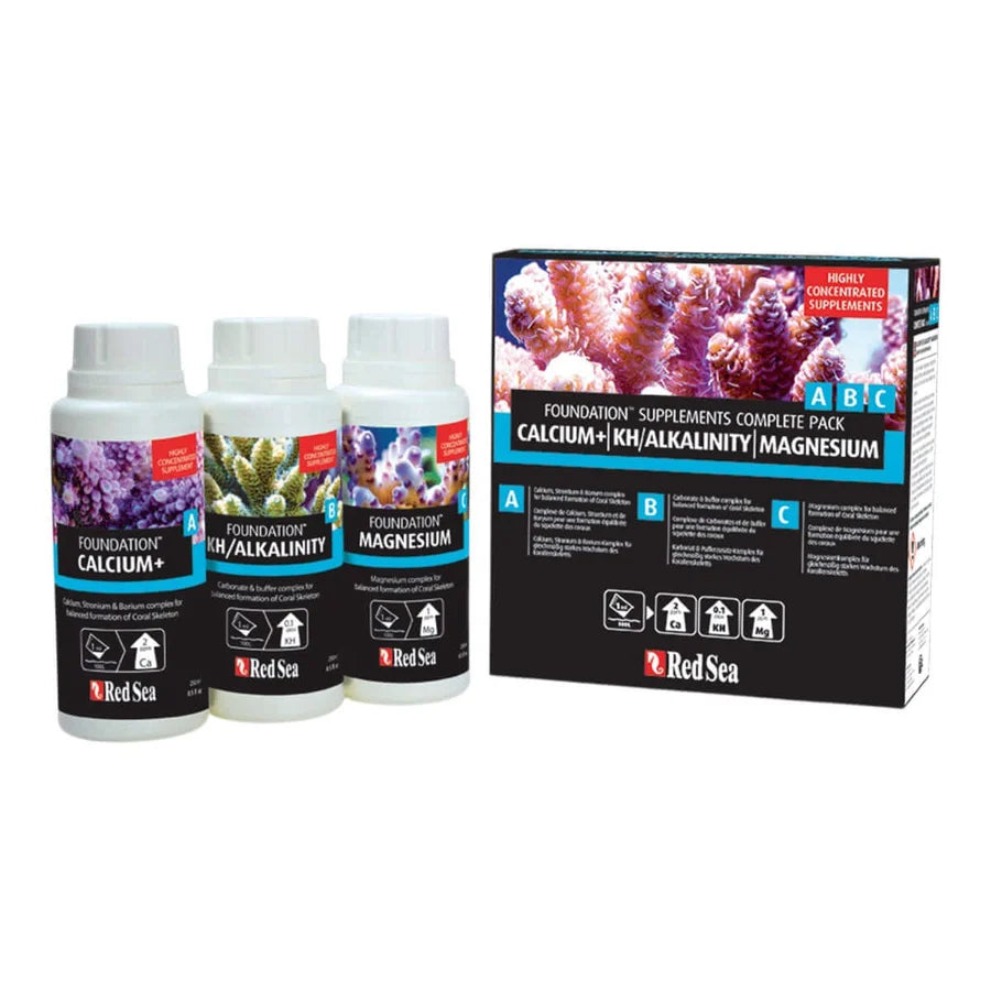 Red Sea Reef Foundation Complete Supplements Kit