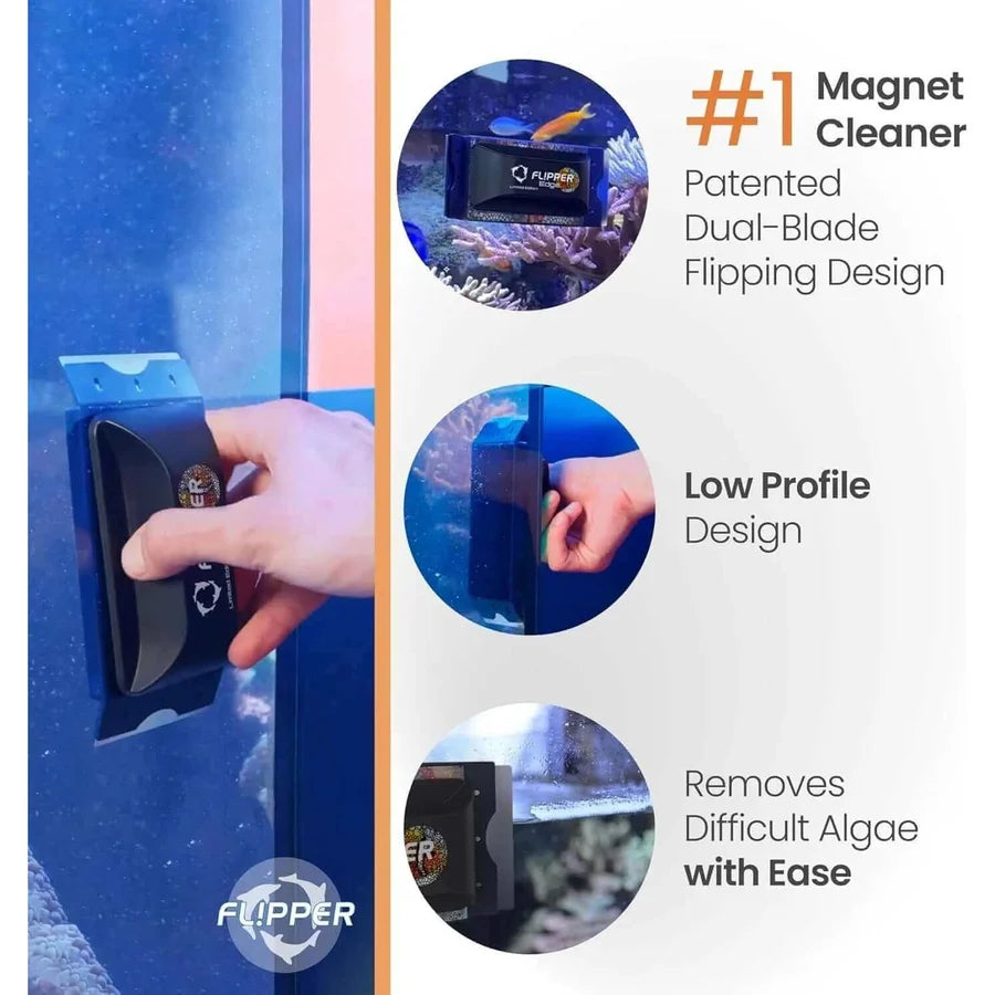 Flipper Edge Limited Edition Clownfish Aquarium Magnet Cleaner