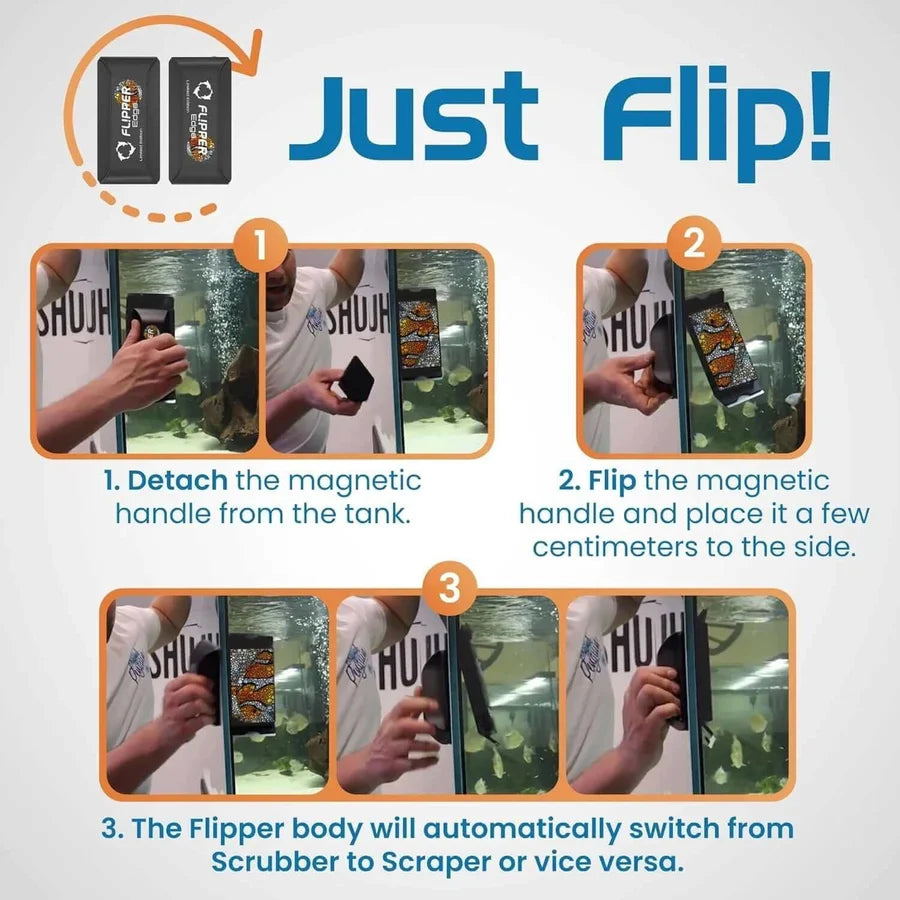 Flipper Edge Limited Edition Clownfish Aquarium Magnet Cleaner