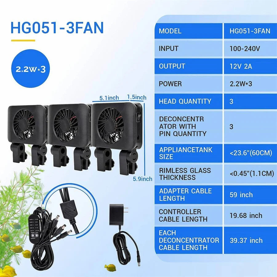 Hygger Aquarium Cooling Fans