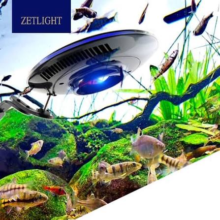 Zetlight Algae Bursting Lamp Rainforest Freshwater Aquatic Plant LED - UFO F8 Pro