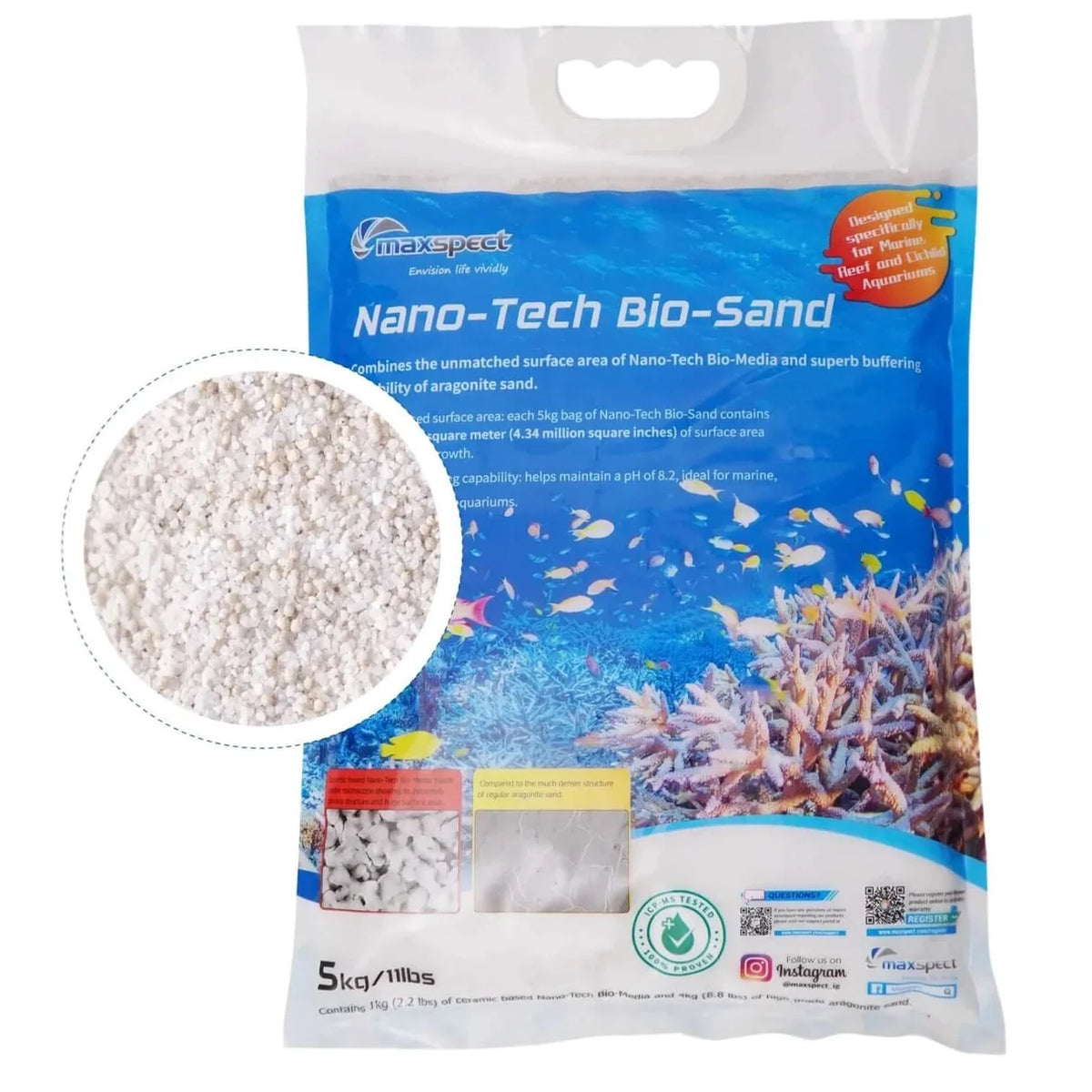 Maxspect Nano-Tech Bio Sand 5kg